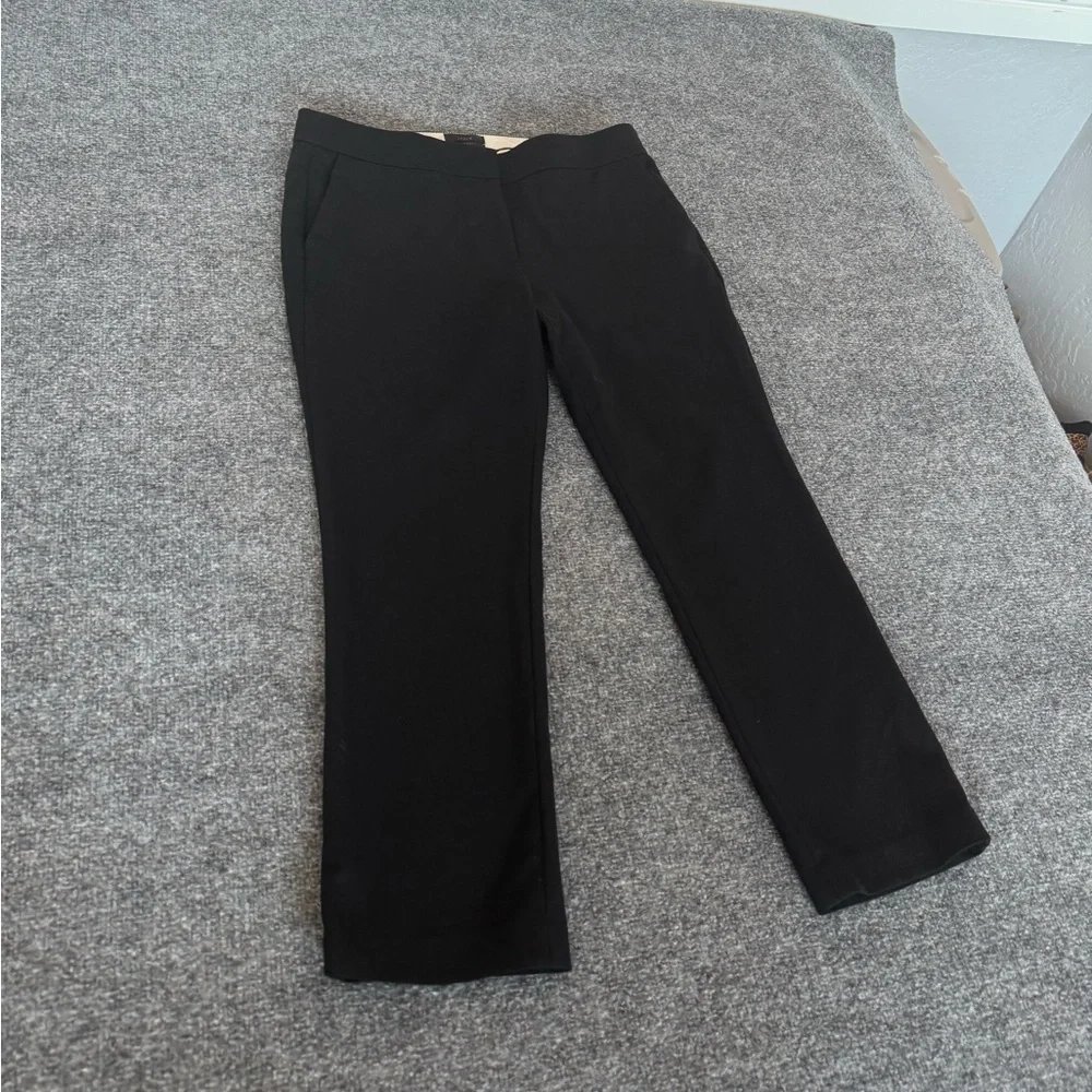 J. Crew Women's Campbell Black Ankle Pant Size SZ 8